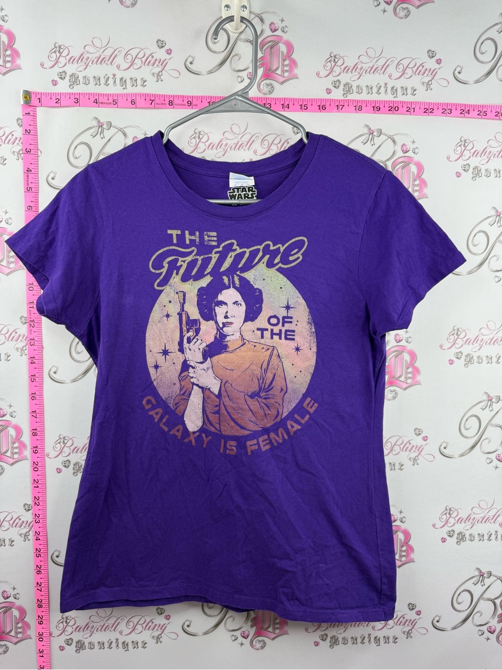 Star Wars Purple 'The Future of the Galaxy is Female' Graphic Tee